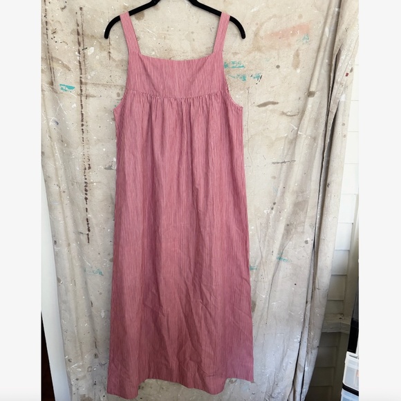 Vintage Marimekko 1975 Square Neck Midi Dress - Picture 1 of 4